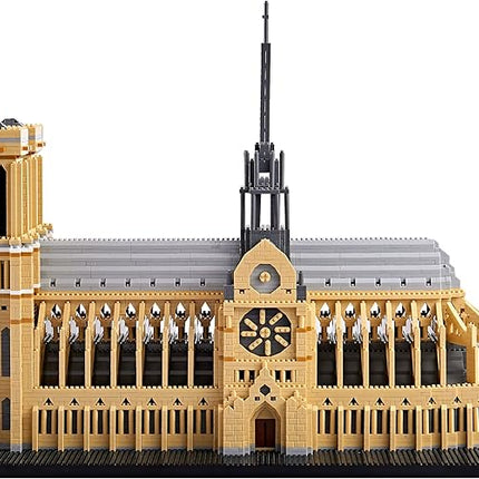 Notre Dame de Paris 7380 PCS Micro Building Blocks Set - Detailed Architectural Model Kit for Adults & Teens, Creative DIY Gift Idea, Miniature Construction Kit for Architecture Enthusiasts