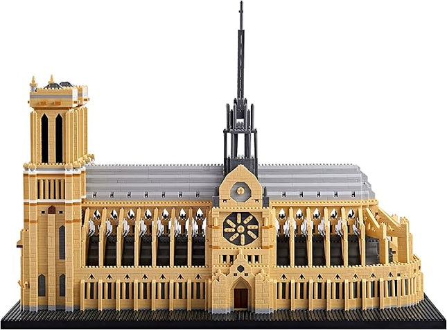 Notre Dame de Paris 7380 PCS Micro Building Blocks Set - Detailed Architectural Model Kit for Adults & Teens, Creative DIY Gift Idea, Miniature Construction Kit for Architecture Enthusiasts