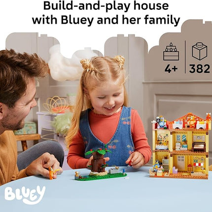 LEGO Bluey: Bluey’s Family House Building Toy - Pretend Play Toys & Figures Playset for Boys & Girls, Ages 4+ - with 5 Characters - Gift for Christmas - 11203