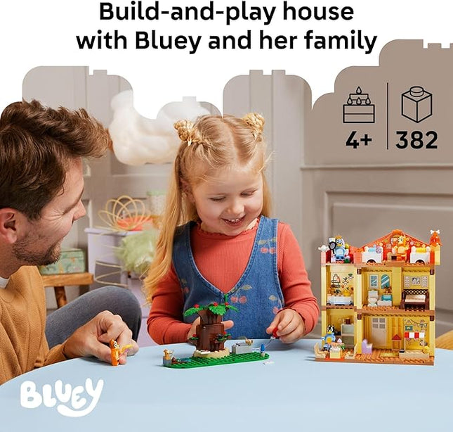 LEGO Bluey: Bluey’s Family House Building Toy - Pretend Play Toys & Figures Playset for Boys & Girls, Ages 4+ - with 5 Characters - Gift for Christmas - 11203
