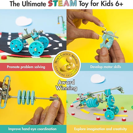 The Off Bits AirBit – Build Your Own Airplane! STEM Building Kit for Creative Kids 8-12 & Curious Adults, Fun Educational Gift for Boys & Girls