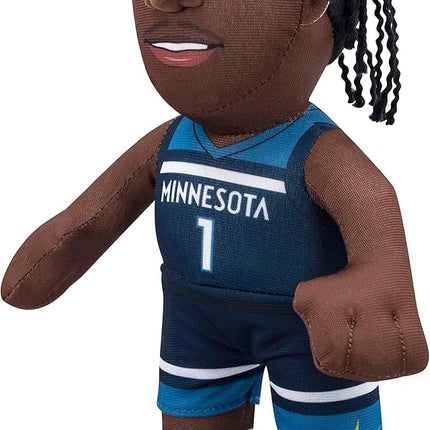 Bleacher Creatures Minnesota Timberwolves Anthony Edwards 10" Plush Figure - A Superstar for Play Or Display