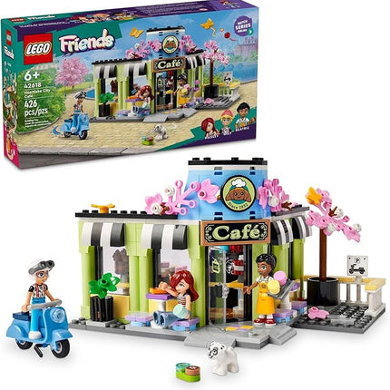LEGO Friends Heartlake City Cafe Building Toys - Pretend Play Toys Figures & Playset for Kids, Girls & Boys, Ages 6+ - Imaginative Play W/Mini Dolls - Birthday Gift Idea - 42618
