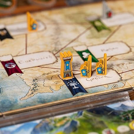 Asmodee The Lord of The Rings: Duel for Middle-Earth Board Game - Epic Strategy Game of Power and Conquest for Kids and Adults, Ages 10+, 2 Players, 30 Minute Playtime