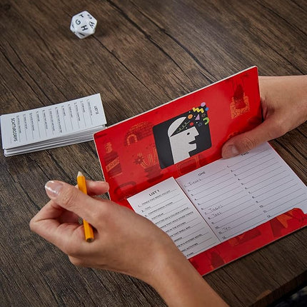 Hasbro Gaming Scattergories Classic Game, Party Game for Adults and Teens Ages 13 and up, Board Game for 2+ Players