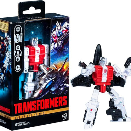 Transformers Age of The Primes Deluxe Class Aerialbot Air Raid, 5.5-inch Converting Action Figure, Robot Toys for Ages 8+