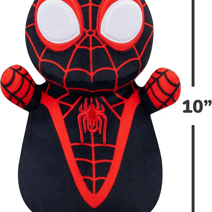Squishmallows Original Marvel Spidey and His Amazing Friends 10-Inch Spin HugMees - Medium-Sized Ultrasoft Official Jazwares Plush