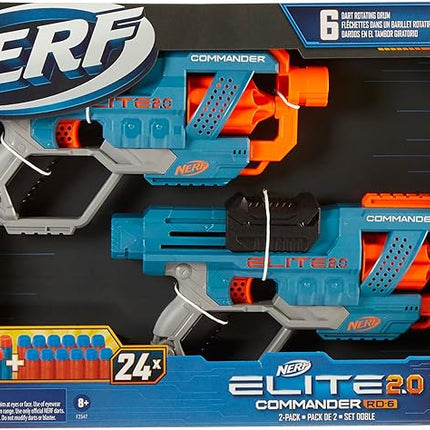 Nerf Elite 2.0 Commander RD-6, 2 Pack