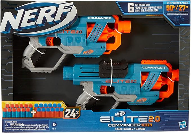 Nerf Elite 2.0 Commander RD-6, 2 Pack
