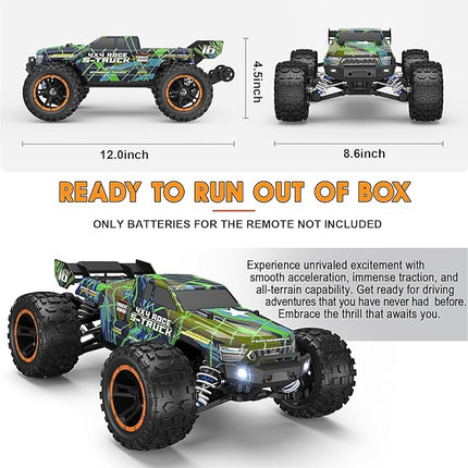 HAIBOXING 16890SA 1/16 Scale 4WD Brushless RC Truck Max 40 MPH Fast RC Cars, All Terrains RC Car with Independent ESC 4X4 Off-Road Semi-Truck for Boys and Adults, 3S Battery Applicable (not Included)