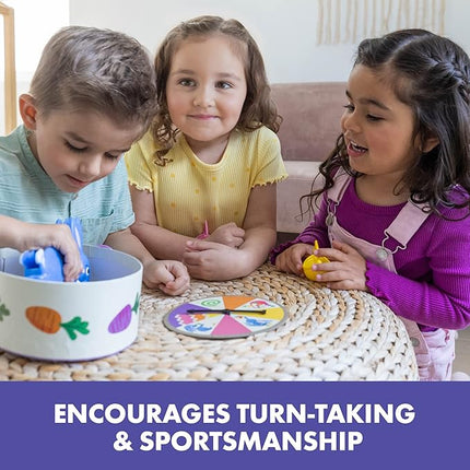 Educational Insights Hoppy Floppy's Happy Hunt - Preschool Board Games for 3 Year Olds, Color Matching Games for Toddlers 3-5, Fine Motor Game, Preschool Learning Activities, for Kids