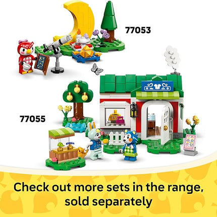 LEGO Animal Crossing Leif's Caravan & Garden Shop Building Toy - Gift for Birthdays - Animal Crossing Toy Figure and Playset for Kids, Girls and Boys, Ages 7+ - 77054