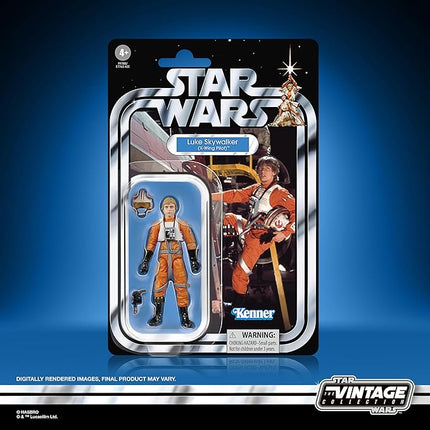 STAR WARS The Vintage Collection Luke Skywalker (X-Wing Pilot), A New Hope 3.75-Inch Collectible Action Figure