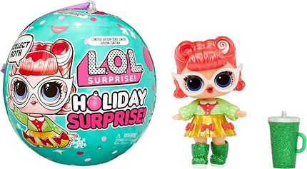 L.O.L. Surprise! Holiday Surprise!- Baking Beauty- with Collectible Doll, 8 Surprises, Holiday Theme, Collectible Dolls, Limited Edition- Great Gift for Girls Age 3+