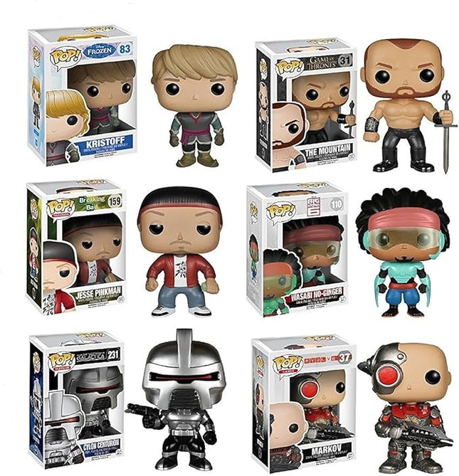 Funko POP Exclusive Mystery Starter Pack Set of 6 "Includes 6 Random Funko POPS Will Vary and No Duplicates"