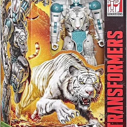 Transformers Toys Generations War for Cybertron: Kingdom Voyager WFC-K35 Tigatron Action Figure - Kids Ages 8 and Up, 7-inch