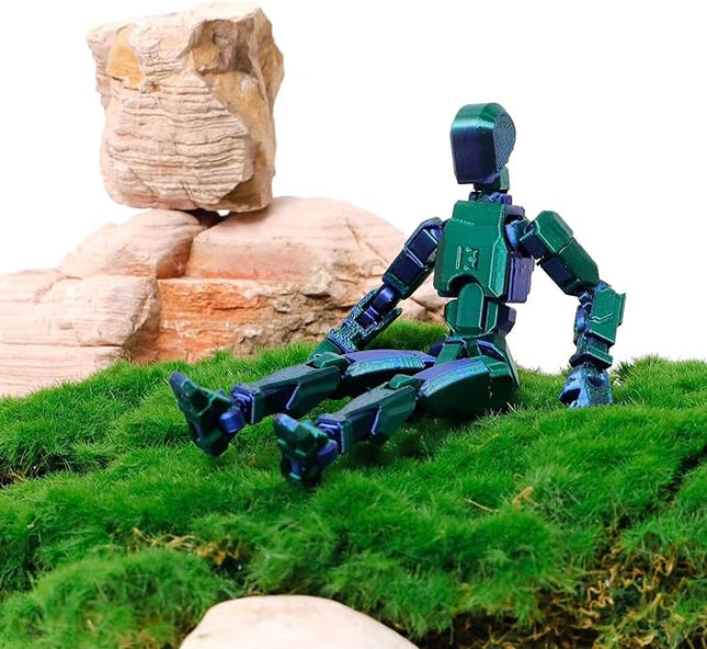 Assembly Completed T13 Action Figure, Titan 13 3D Printed Action Figure, 3D Printed Titan13, Assembled Dummy 13 Lucky 13 Toy Figure