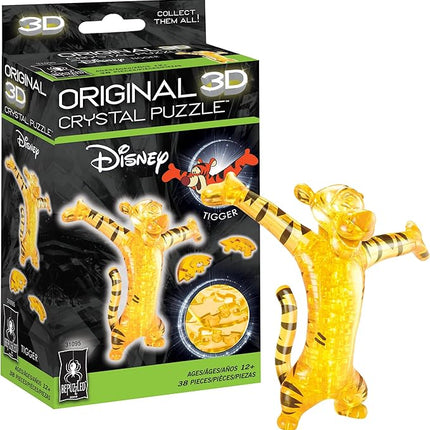 BePuzzled | Disney Tigger Original 3D Crystal Puzzle, Ages 12 and Up
