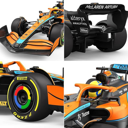 Voltz Toys Authentic Licensed 1:12 McLaren F1 MCL36 Remote Control Car - F1 Collection RC car Series for Kids and Adults - 2.4GHz RC Car for Gift (1:12 McLaren F1 MCL36)