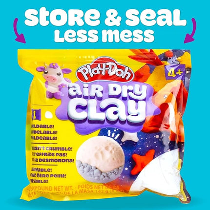 Play-Doh Brand Air-Dry Clay, 5 oz. Air and Modeling Clay Bag, Arts and Crafts Supplies for Adults and Kids, Tools & Kit