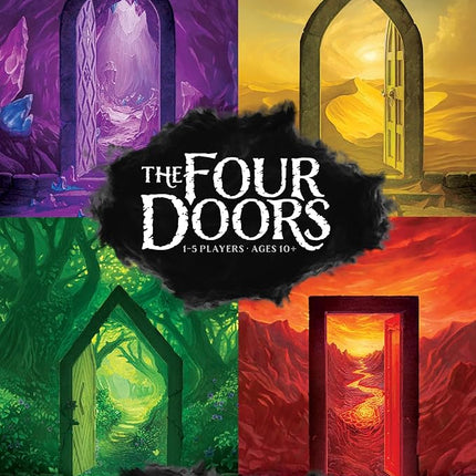 Happy Camper - The Four Doors | Thrilling Cooperative Game by Matt Leacock | Great for Travel and Solo Play