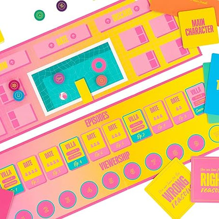 Lovestruck - Reality TV Party Board Game | 5-10 Players, for Groups, Adult Game Night, No TV Knowledge Needed, Social Deduction