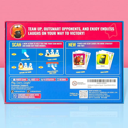 rokt&razo Capybara Squad: Squad Battle Edition – A Dynamic Co-op Social Deduction Card Game, Changing Roles, Perfect for Families & Friends. Easy to Learn, Packed with Fun, Laughter and Strategy