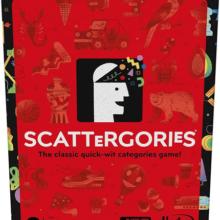 Hasbro Gaming Scattergories Classic Game, Party Game for Adults and Teens Ages 13 and up, Board Game for 2+ Players