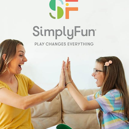 SimplyFun Whirly’s World - Educational Board Game for Kids - Math Game to Teach Concept of Even & Odds - 2-6 Players, Ages 6 & Up