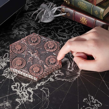 7 in 1 DND Spinner Dice Set Role Playing Board Games Accessories Good Choice Accessories for DM, Gamer and Collector (Copper)