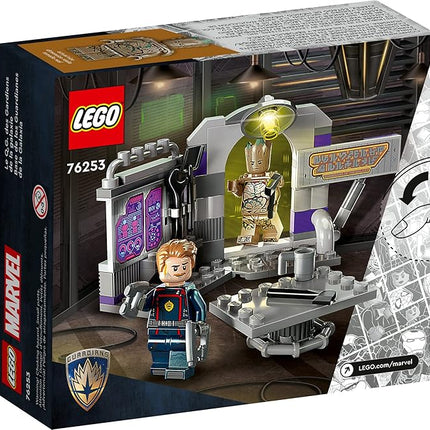 LEGO Marvel Guardians of The Galaxy Headquarters 76253, Super Hero Building Toy Set from Guardians of The Galaxy 3 with Groot and Star-Lord Minifigures, Gift for Kids, Boys and Girls Ages 7 and up