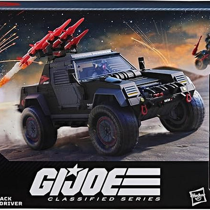 G.I. Joe Classified Series #120, Cobra Night Attack 4-WD Stinger & Driver, Collectible 6 Inch Action Figure & Vehicle with 8 Accessories