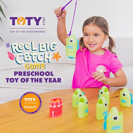 Educational Insights Reel Big Catch Game - Fishing Games for Kids, Toddler Fine Motor Games, Early Math Preschool Toys, Fun Family Activities and Learning Gifts for Boys & Girls Ages 3+