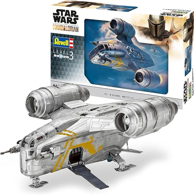 Revell 06781 Star Wars: The Mandalorian Razor Crest™ (Din Djarin) 1:72 Scale Unbuilt/Unpainted Plastic Model Kit