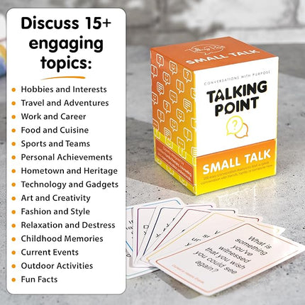 200 Icebreaker Conversation Cards - Improve Your Small Talk & Make Deep Connections - Perfect for Parties, Gatherings & More - Always Have Something to Say - Discuss Fun Questions & Interesting Topics