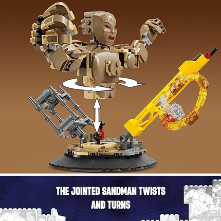 LEGO Marvel Spider-Man vs. Sandman: Final Battle Building Toy - Pretend Play Kids Toy for Fans - 10 Year Old Boy & Girl Birthday Gifts - with Movable Pieces - 76280