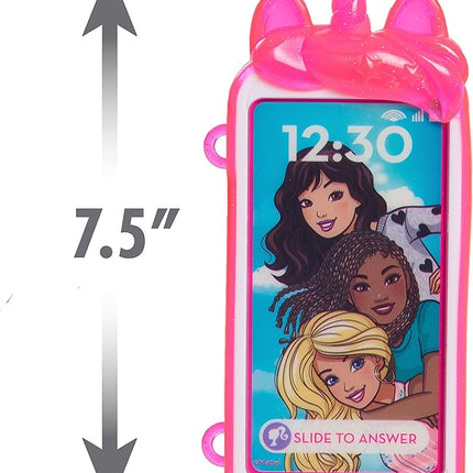 Barbie Unicorn Play Phone Set with Lights and Sounds, Unicorn Phone Case and Wristlet, Toy Cell Phone for Kids, Kids Toys for Ages 3 Up by Just Play