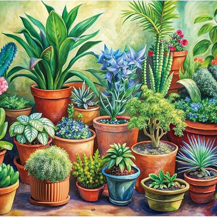 1000 Piece Puzzle for Adults, Bonsai Jigsaw Puzzle, Impossible Hard Difficult Challenging Puzzles for Adults 1000 Pieces, Home Decoration Puzzle, Interlock Perfectly No Dust