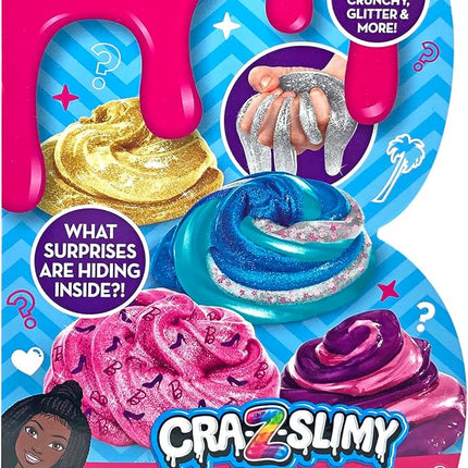 Barbie CRA-Z-Slimy Super Slimy Unboxing Slime Kit, Mix & Make Tons of Barbie Slime for Ages 6 and Up