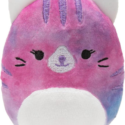 Squishville by Original Squishmallows Purr-FECT Squad Plush - Six 2-Inch Squishmallows Including Eloise, Karina, Ramon, Pooja, and Toni - Toys for Kids