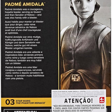 STAR WARS The Black Series Padmé Amidala, The Phantom Menace Collectible 6-Inch Action Figure, Ages 4 and Up