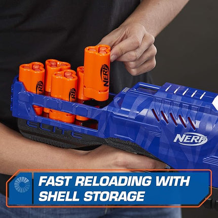 NERF N-Strike Elite Trilogy DS-15 Toy Blaster with 15 Elite Darts