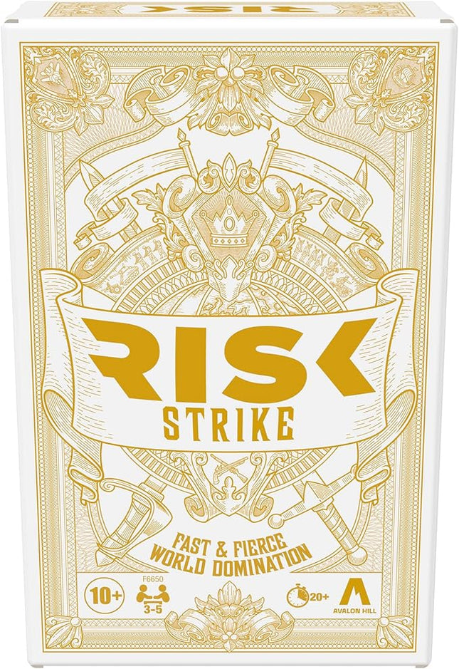 Hasbro Gaming Risk Strike Cards and Dice Game for Adults, Teens, and Kids, Quick-Playing Strategy Game, 2-5 Players, 20 Min. Average, Fun Summer Activities, Vacation Travel Essentials, Ages 10+