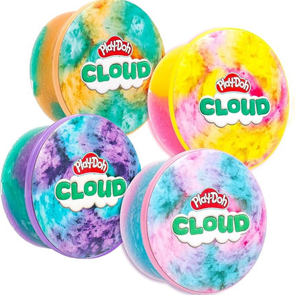 Play-Doh Scented Cloud, 4-Piece Bundle Pack, Play Doh Kit, Popular Kids Toys, Party Favors for Ages 8-12, Playdoh Compound & Bulk Packs, Kids Gifts 8-12