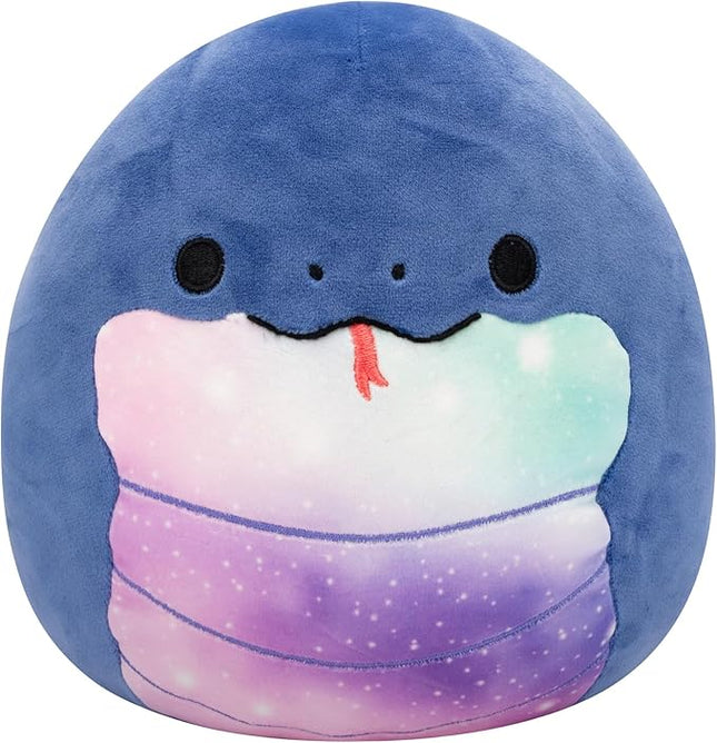 Squishmallows Original 8-Inch Herman Navy Blue Snake with Celestial Belly - Official Jazwares Plush (Little)