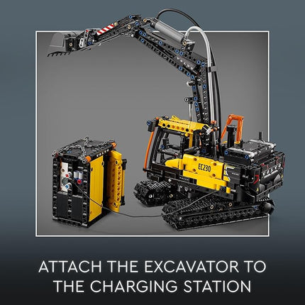 LEGO Technic Volvo FMX Truck & EC230 Electric Excavator Building Toy, Volvo Truck Toy with 2 Model Vehicles, Great Gift for Boys and Girls Ages 10 and Up Who Love Heavy Duty Construction Models, 42175