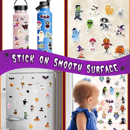 Reusable Sticker Book for Toddlers 2-4 Years, Stickers for Kids, Toddler Sticker Book Ages 1-3, Toddler Craft Activities, Toddlers Travel Toys Ages 2+ Boy Girl Birthday Gifts - Halloween