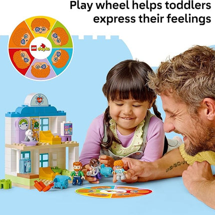 LEGO DUPLO Town First Time Visit with The Doctor Office Building Toy Playset - Preschool Learning and Educational Toy for Toddlers, Boys and Girls, Ages 2+ - Baby Gift Idea - 10449