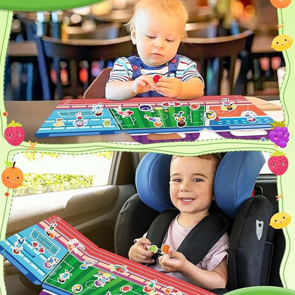 Benresive Reusable Sticker Book for Toddlers 2-4 Years, Fun Travel Stickers for Kids, Waterproof Sticker Books for Toddlers 1-3, Crafts Activities for Todddlers 1-3 2-4 3-5 - Sports