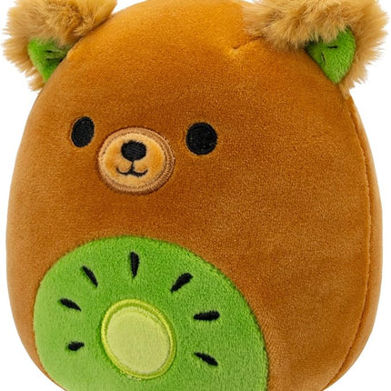 Squishmallows Original 5-Inch Mitchard Kiwi Bear - Official Jazwares Plush